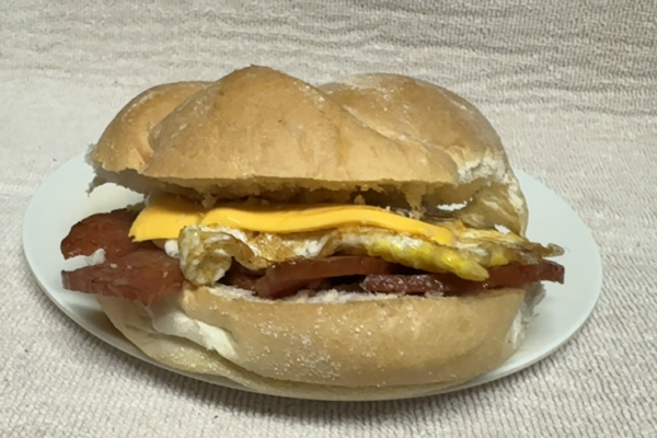 pork roll egg and cheese